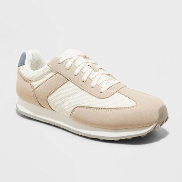 Goodfellow & Co Men's Chester Retro Cream Sneakers Tennis Casual SZ 13:NWT - Picture 9 of 10